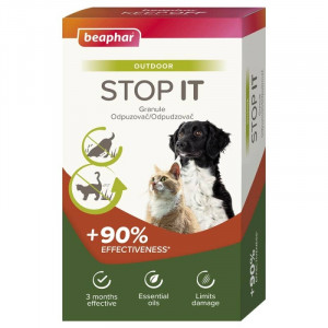 BEAPHAR STOP IT OUTDOOR GRANULATE granulas suņu un kaķu atbaidī&scaron;anai 2x200g